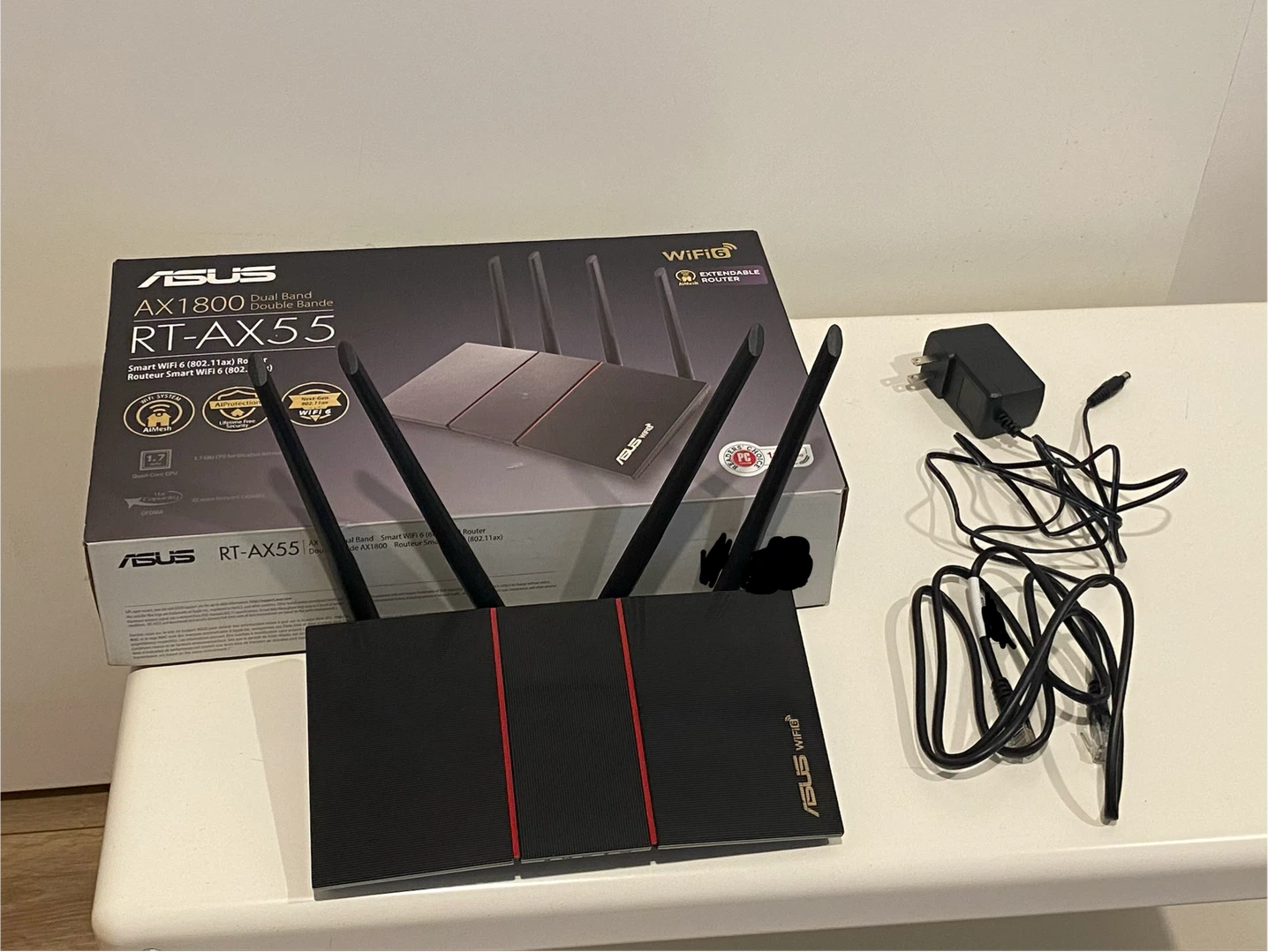ASUS RT-AX55 AX1800 Dual Band WiFi 6 Router