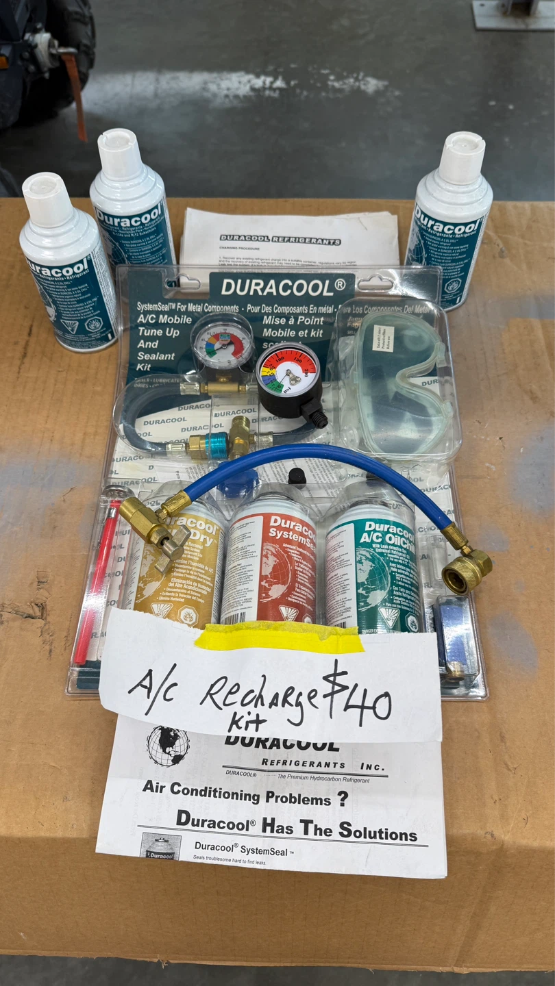 Duracool A/C Recharge Kit with Gauge