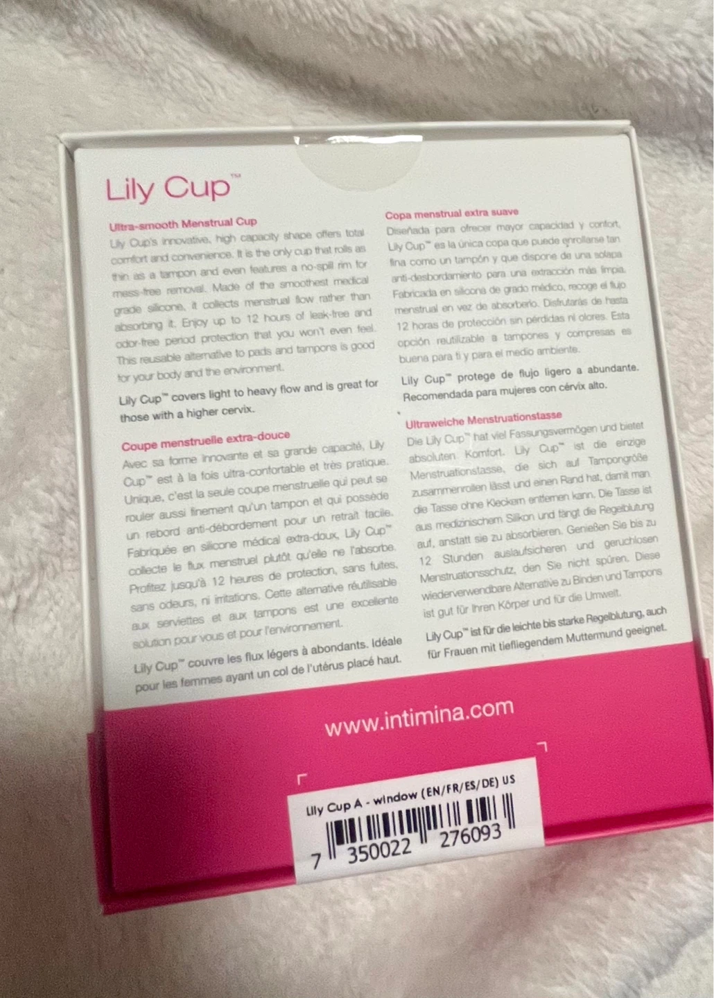 Intimina Lily Cup Size A Ultra-Soft Menstrual Cup - photo 2