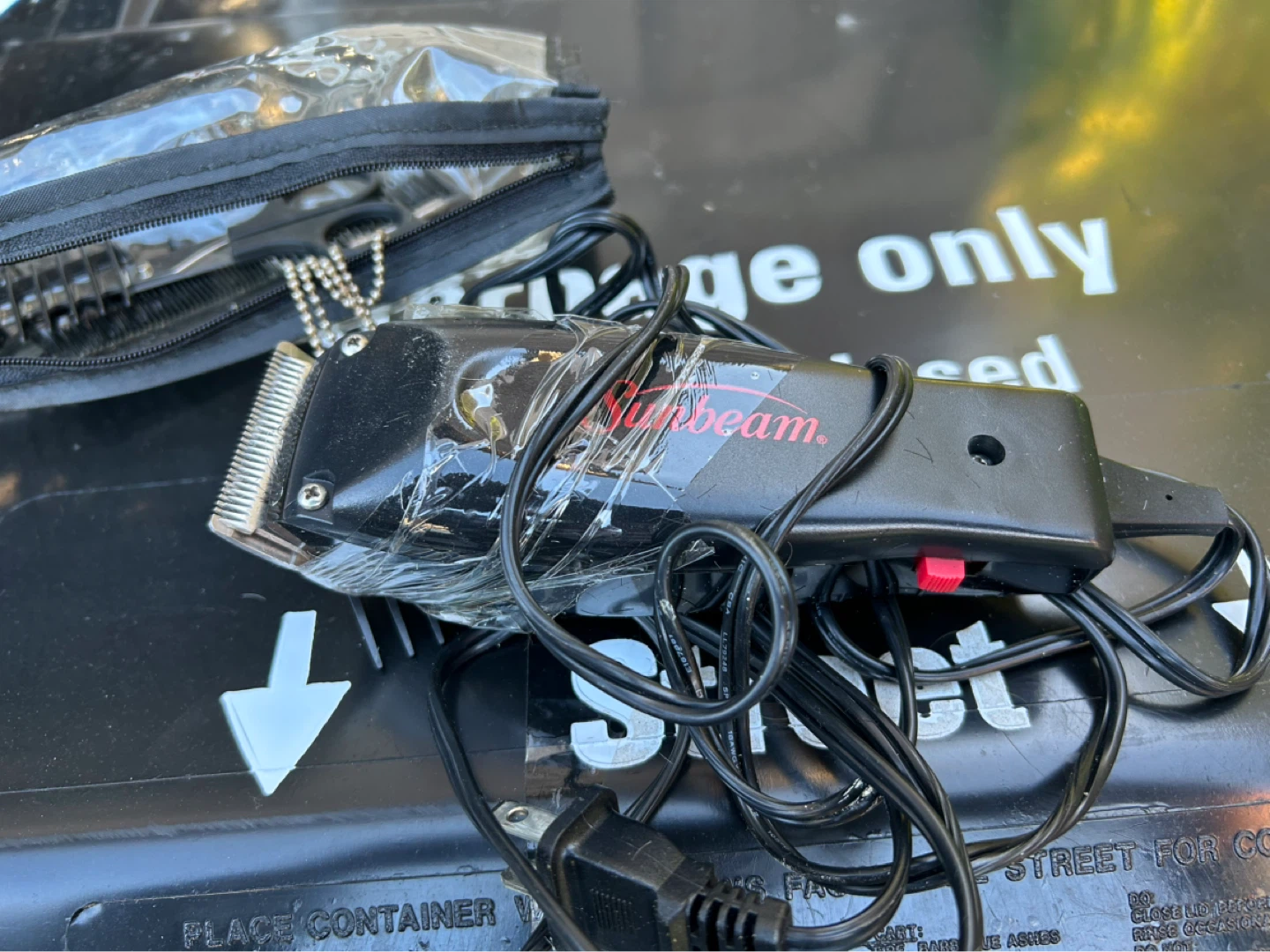 Sunbeam Hair Clippers with Case