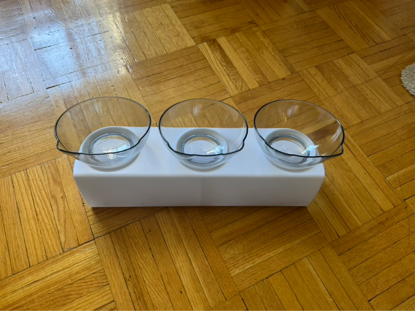 Triple Cat Bowls with Stand - photo 2