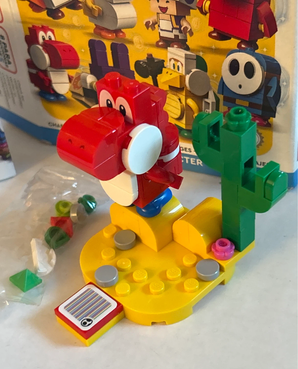 ⚽️LEGO Super Mario Character Pack Series 5 Red Yoshi - photo 3