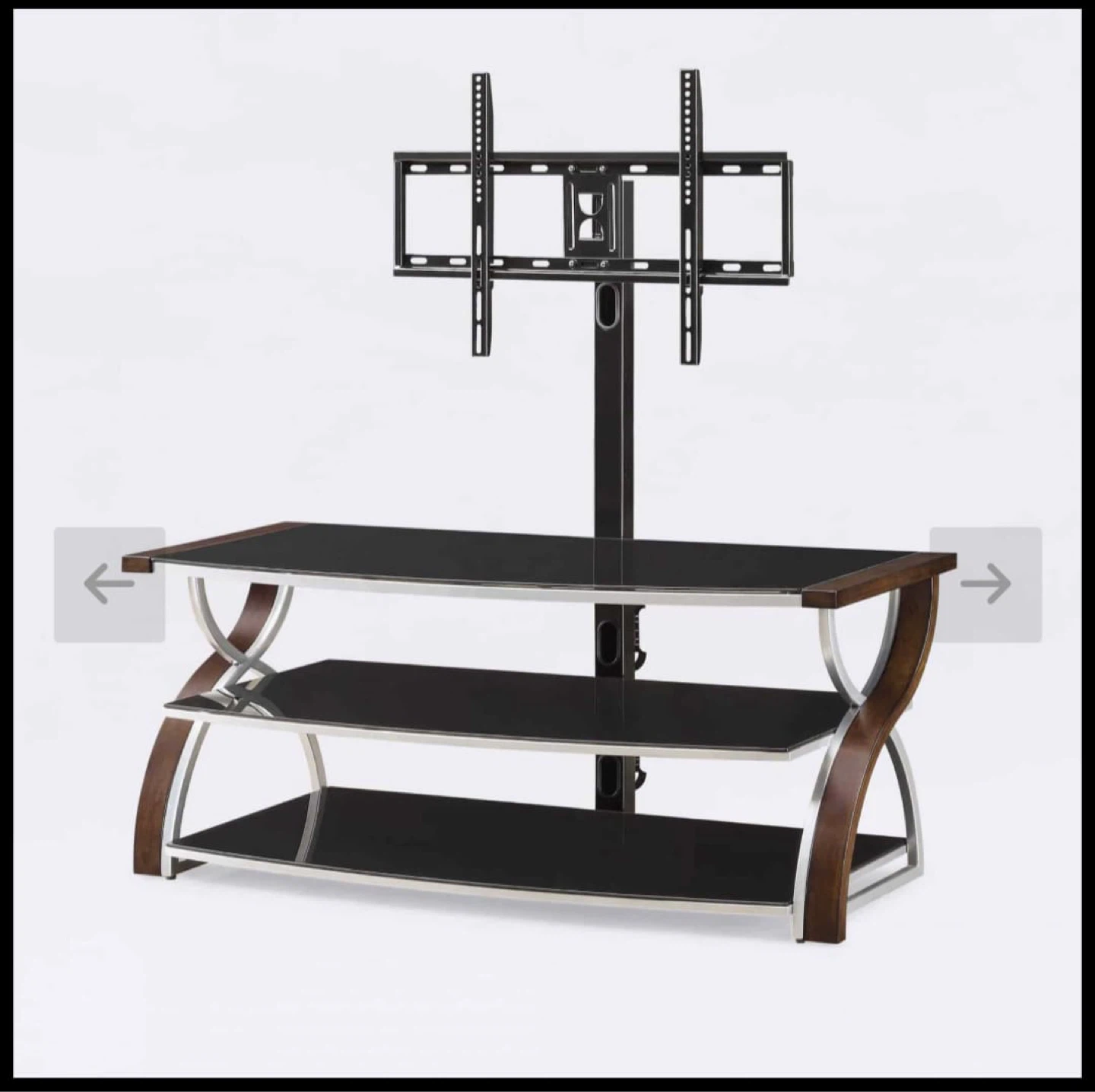 3-in-1 TV Stand (54") – Fits 32"–55" TVs – Moving Sale!