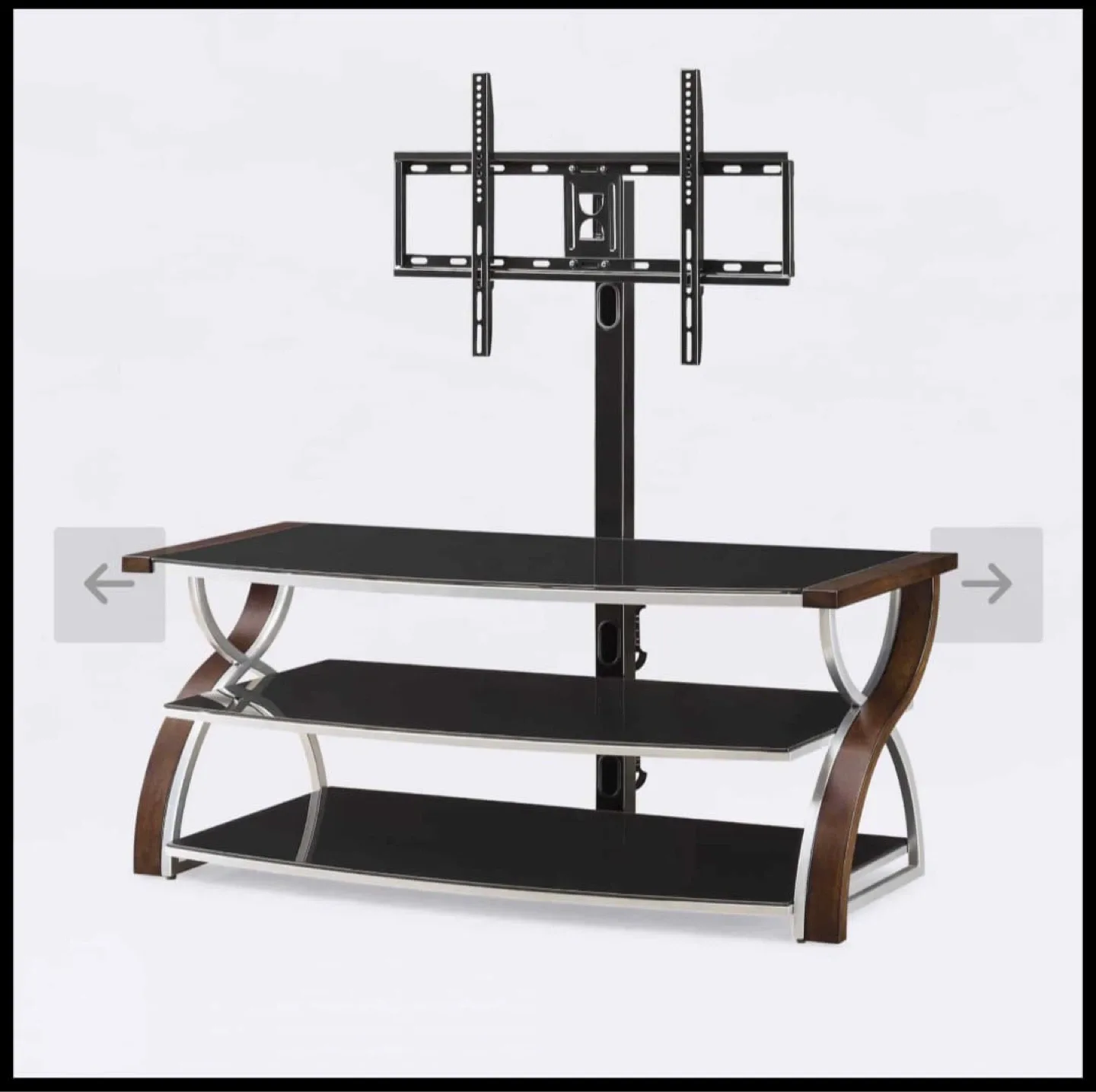 3-in-1 TV Stand (54") – Fits 32"–55" TVs – Moving Sale!