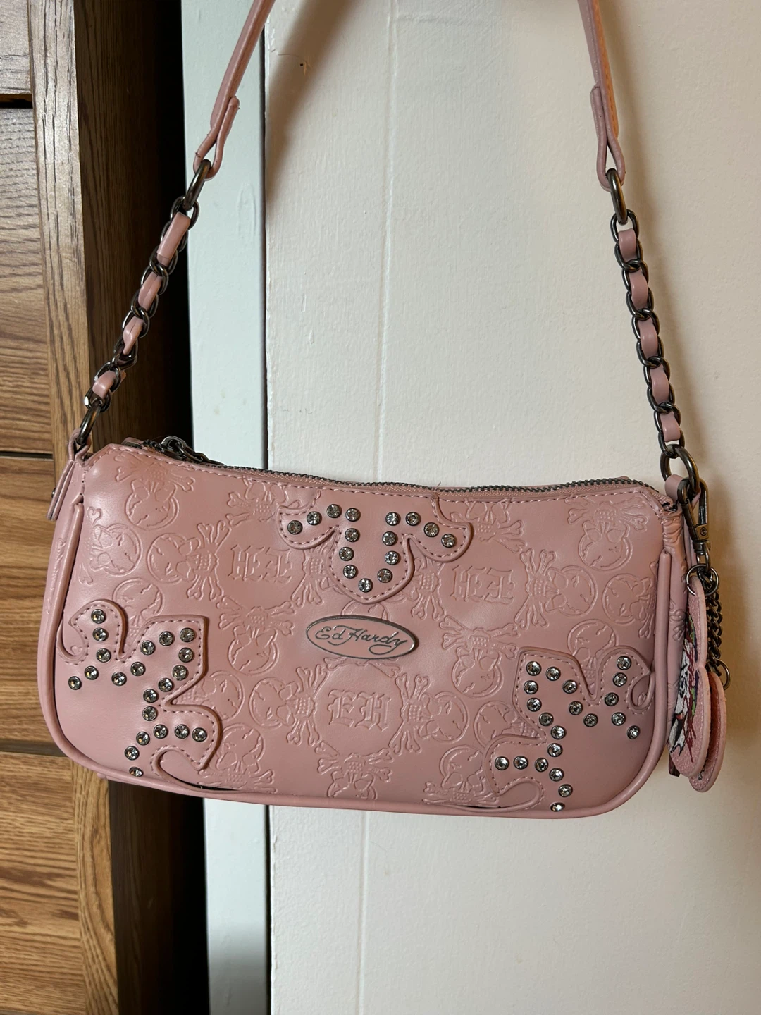 Pink Ed Hardy Purse - photo 4