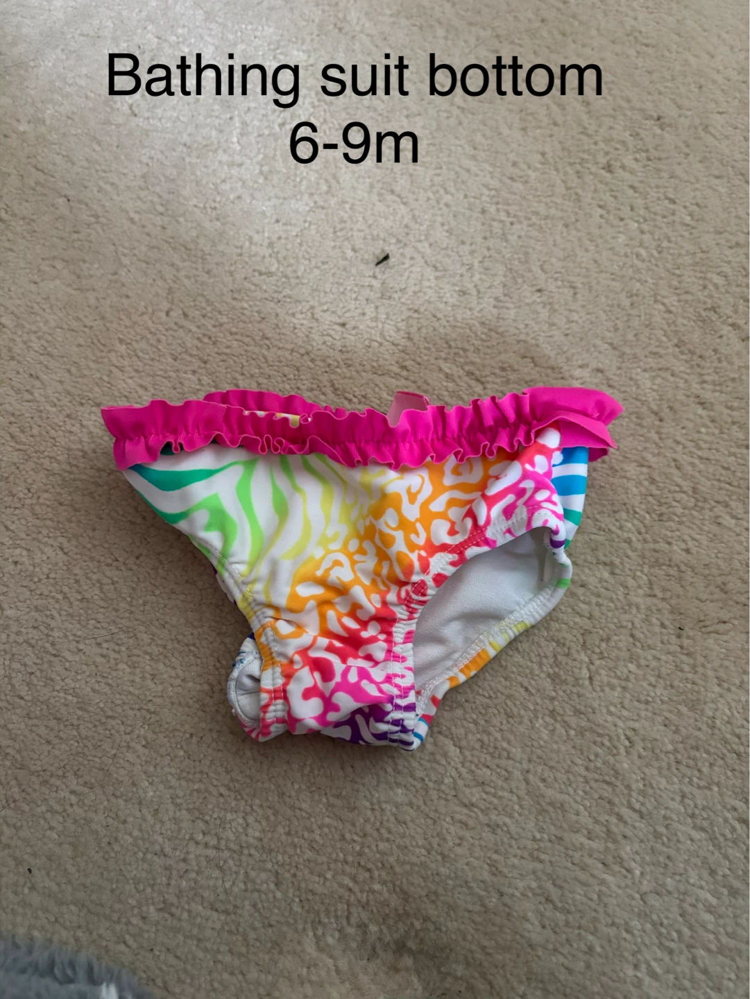 Baby swim wear sizes marker - photo 2