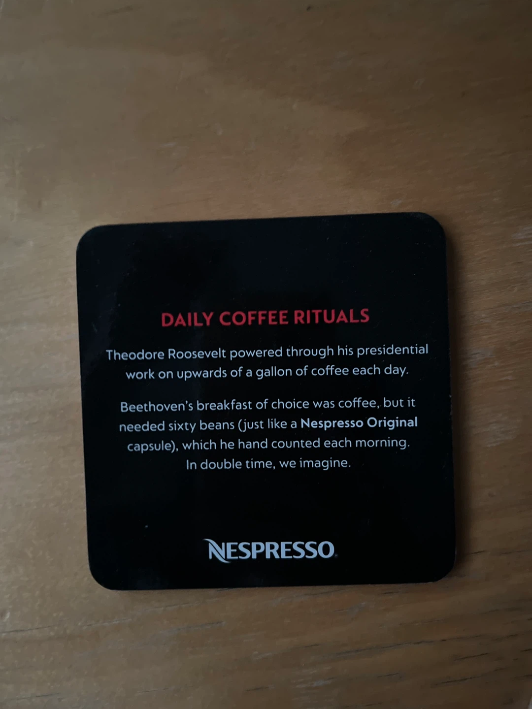 ⚽️Nespresso Coffee Rituals Coaster - photo 2