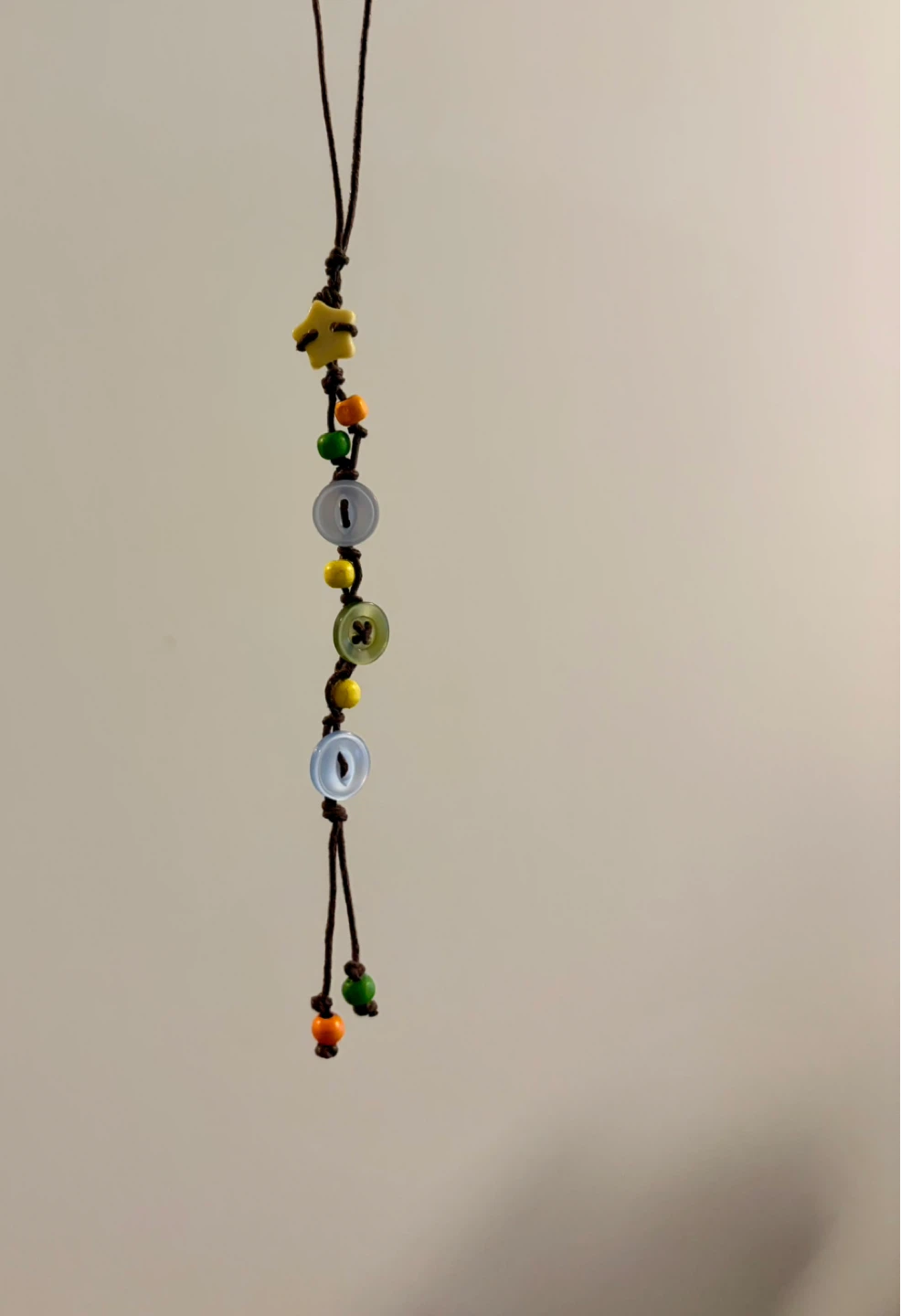Bead & Button Bag Charm