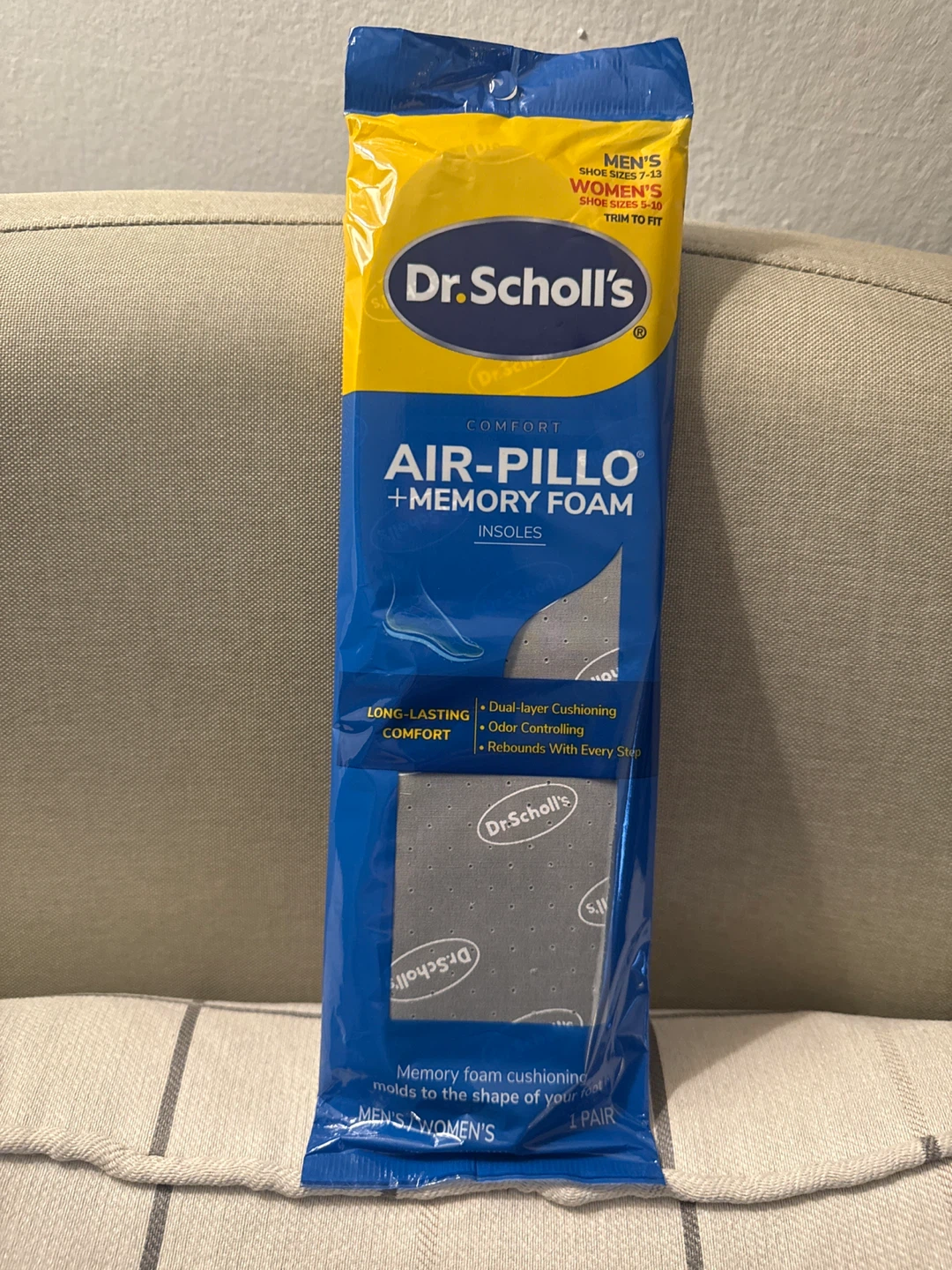 Dr. Scholl's Air-Pillo Memory Foam Insoles - ⚽️