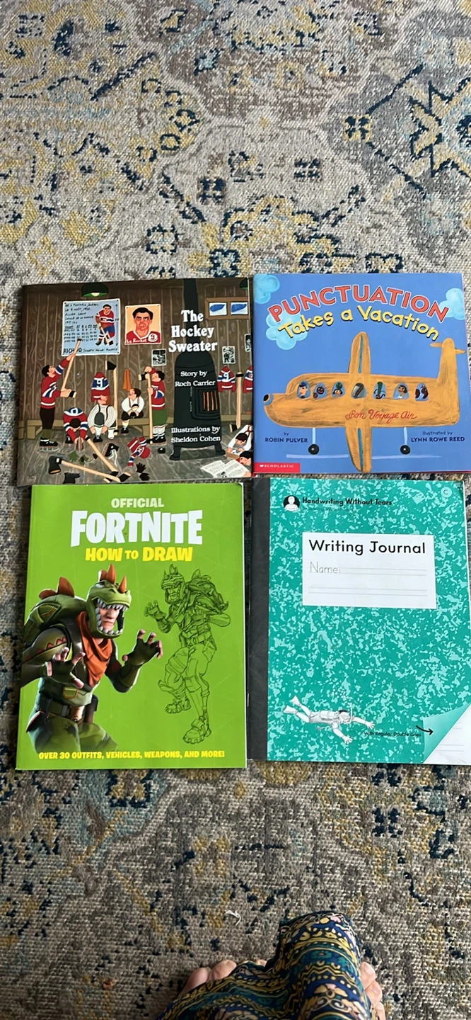 Kids Book Bundle: Hockey Sweater , Fortnite Draw and more!