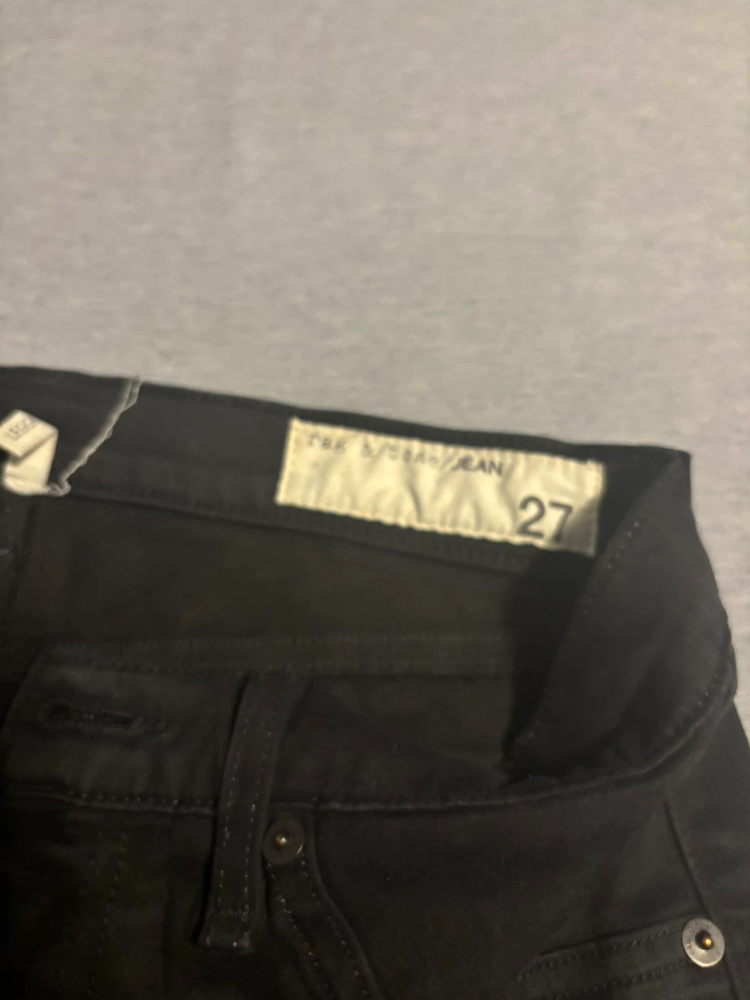 Rag & Bone "The Skinny" Black Jeans Size 27 - photo 2