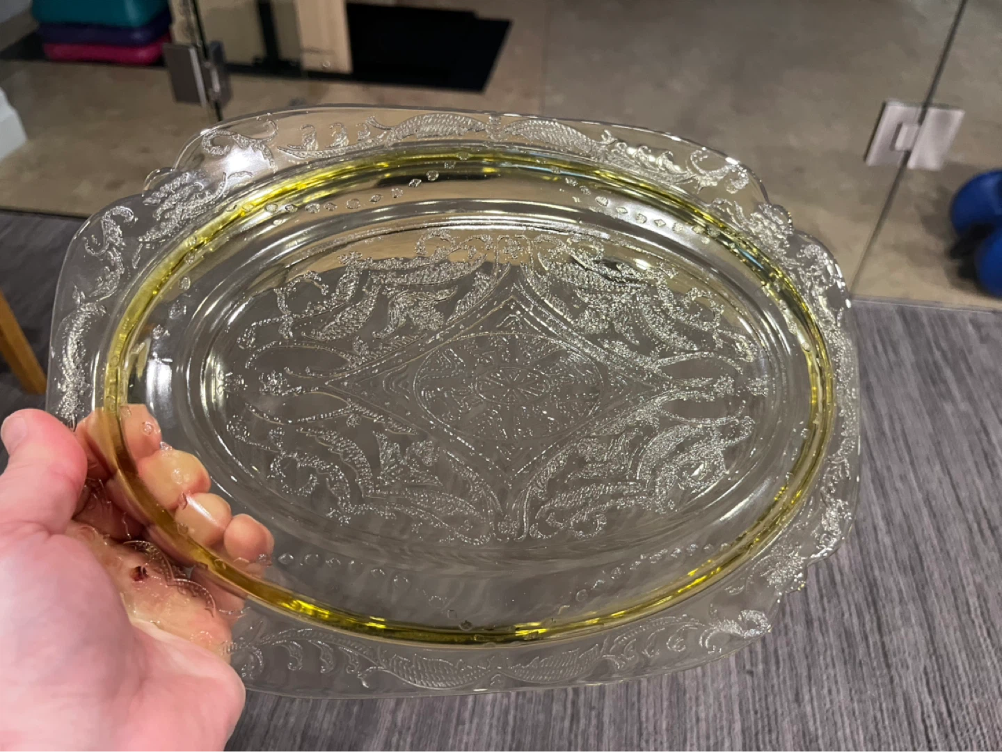 Vintage Glass Plate - photo 3