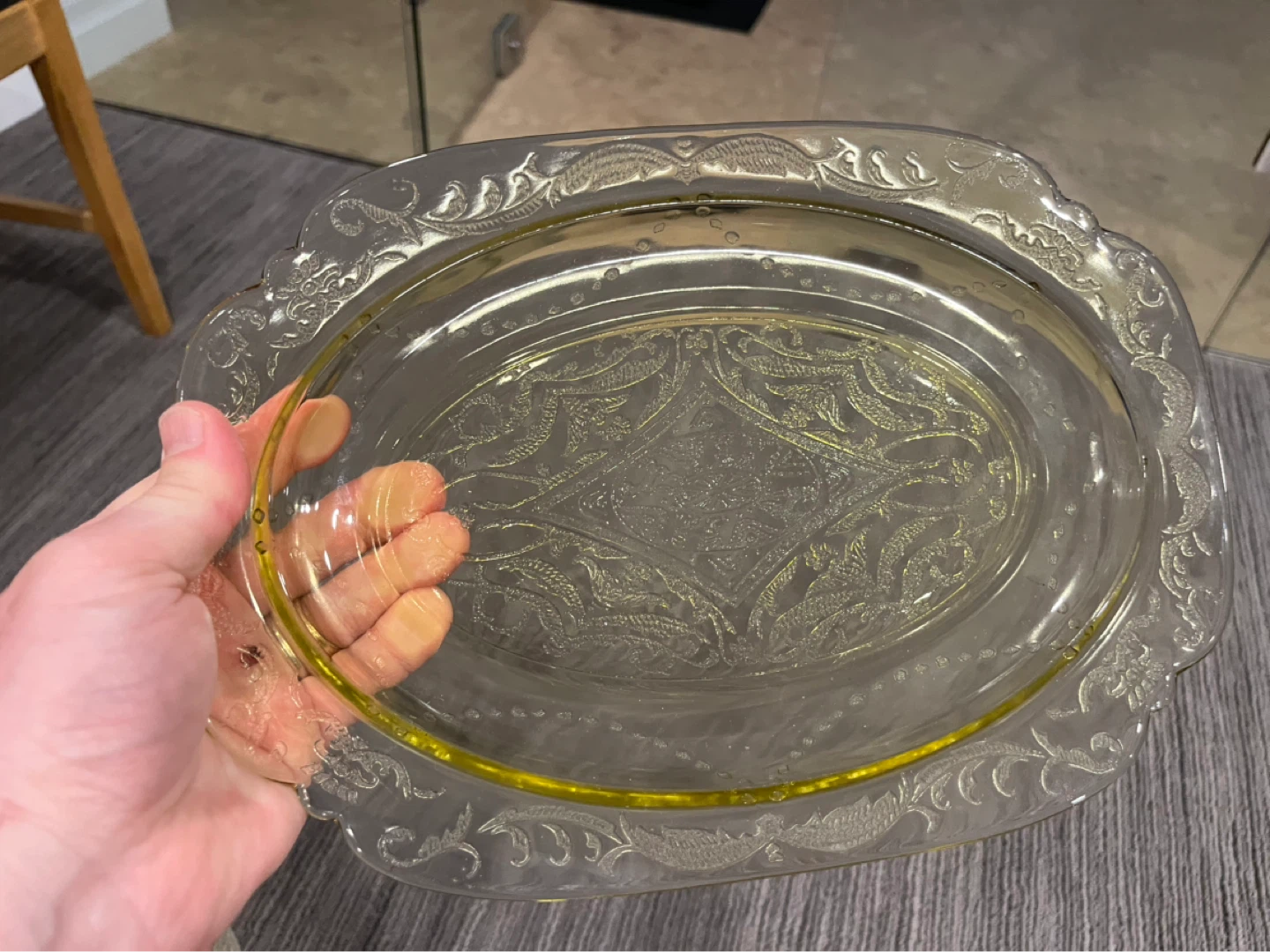 Vintage Glass Plate - photo 4
