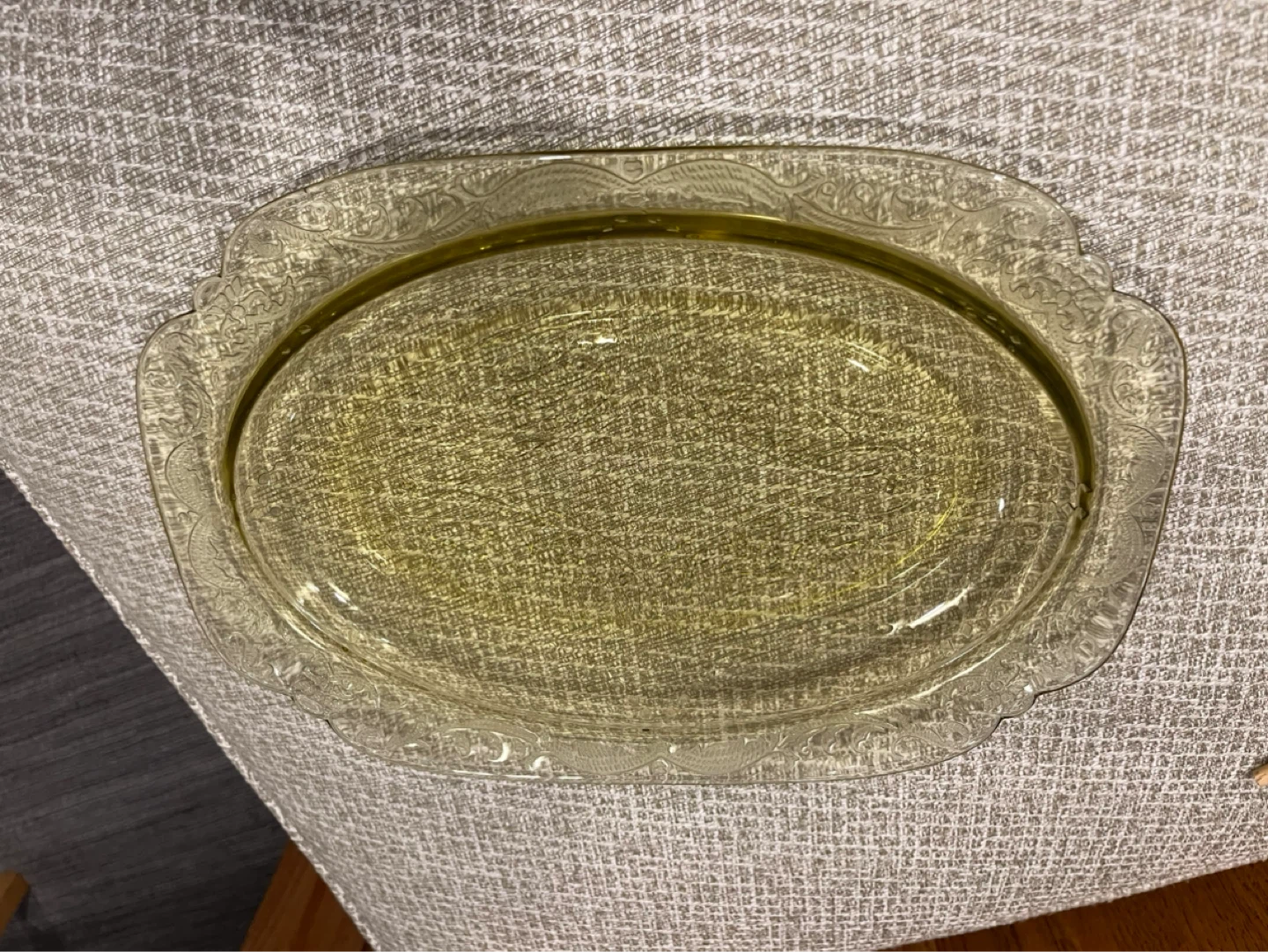 Vintage Glass Plate