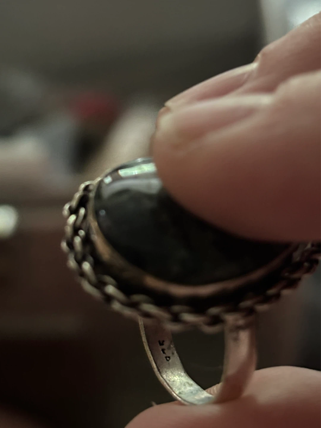 Kambaba Jasper Statement Ring - photo 3