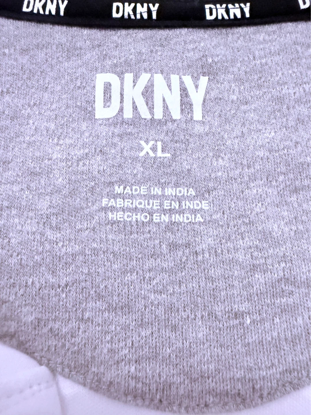 DKNY Men's White Henley Shirt - XL - photo 5