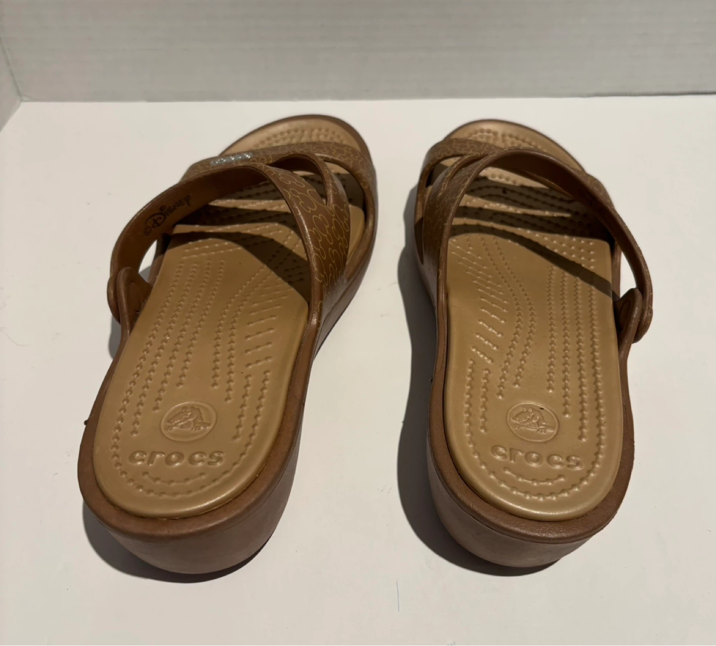 Crocs x Disney Wedge Sandals - Brown - Women's Size 6 - photo 3