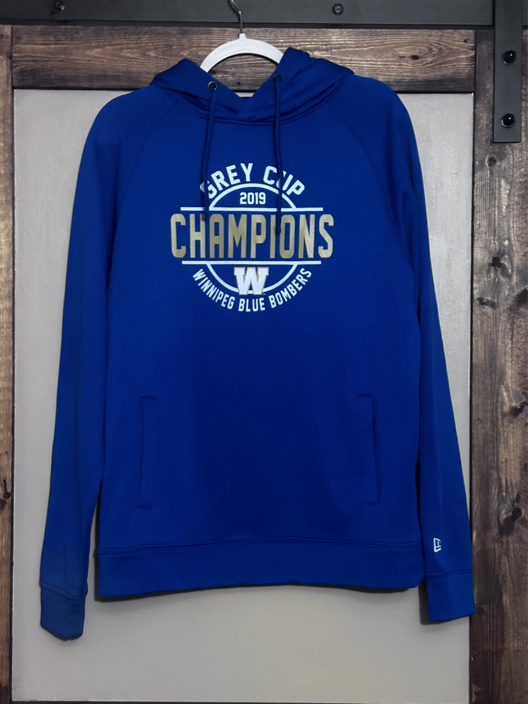 ⚽️New Era Winnipeg Blue Bombers Grey Cup 2019 Champions Hoodie