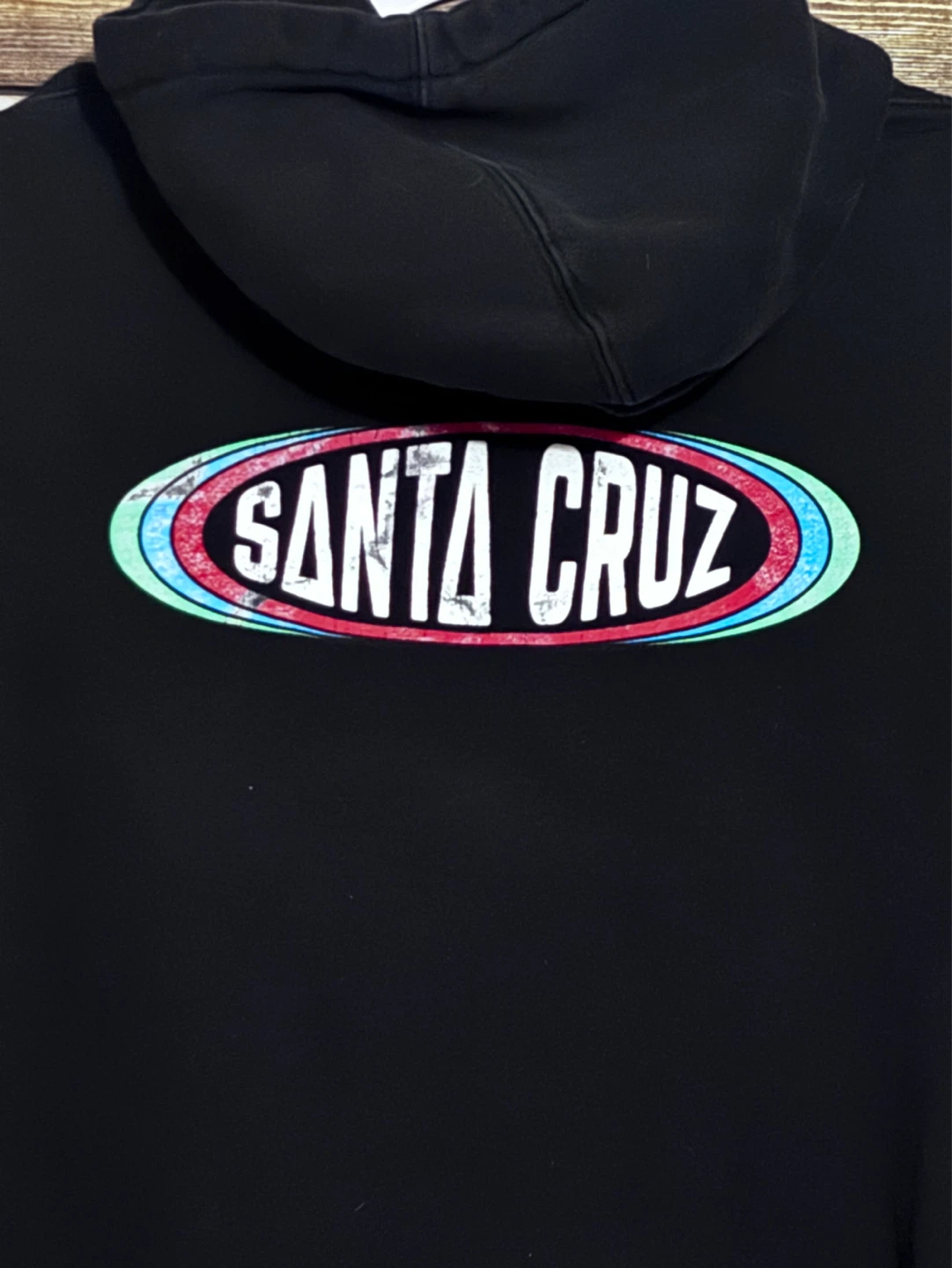 ⚽️Santa Cruz Black Hoodie (men’s large) - photo 4
