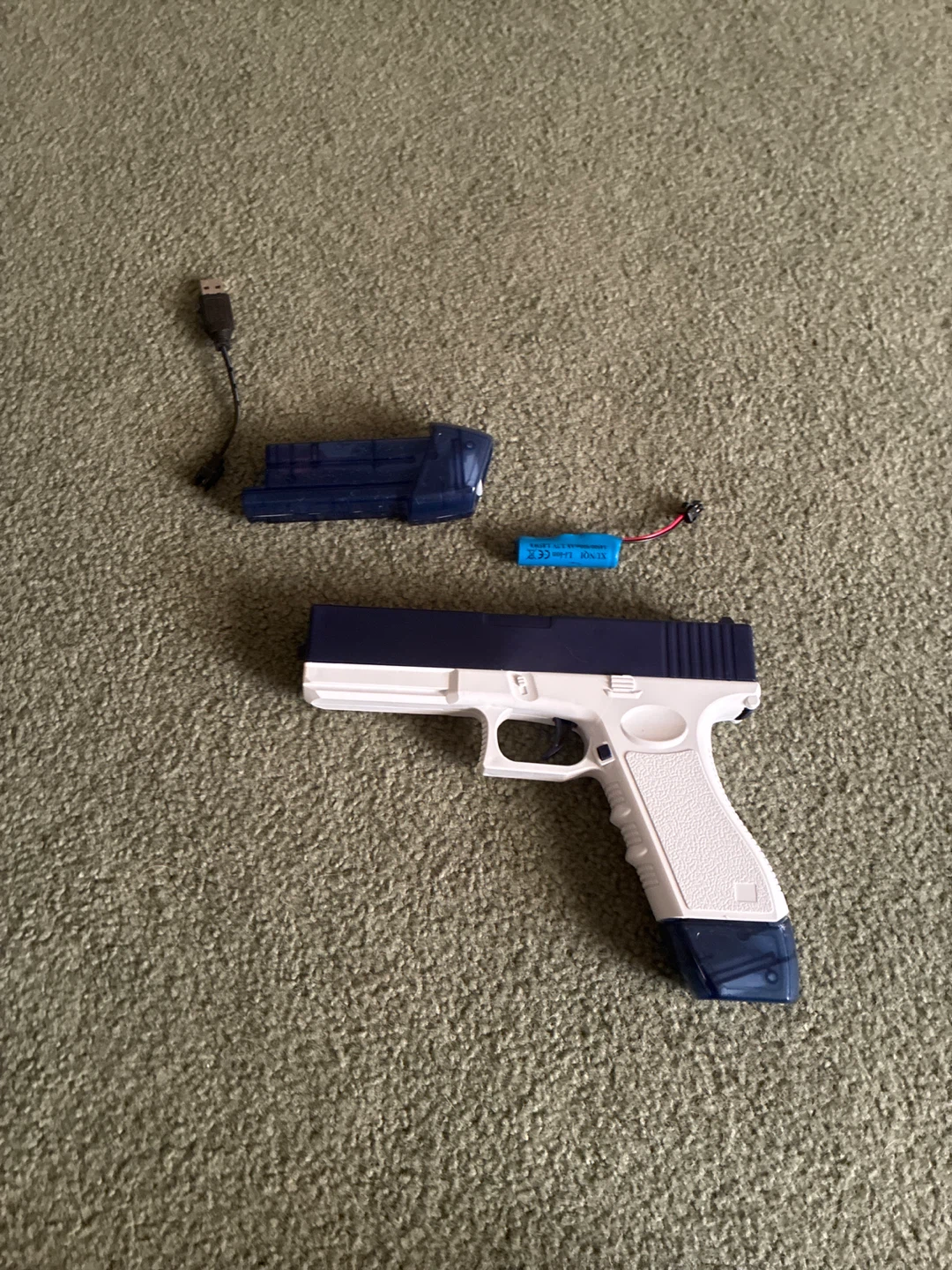 Toy Pistol with Battery and Charger