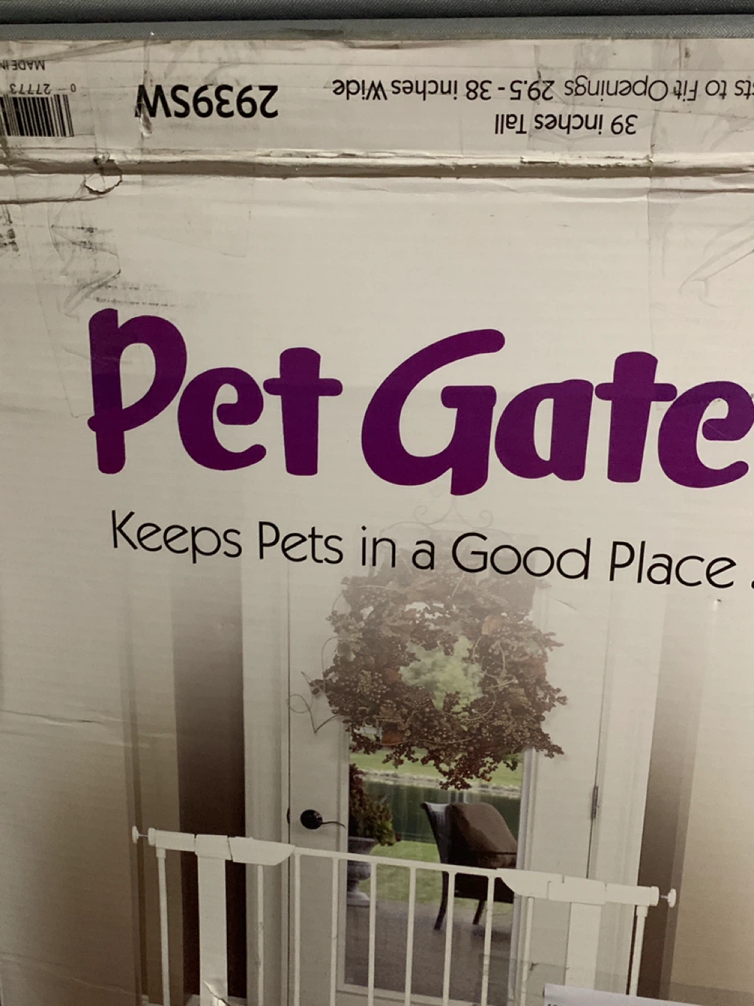 Steel Pet Gate - 39 inches Tall - photo 4