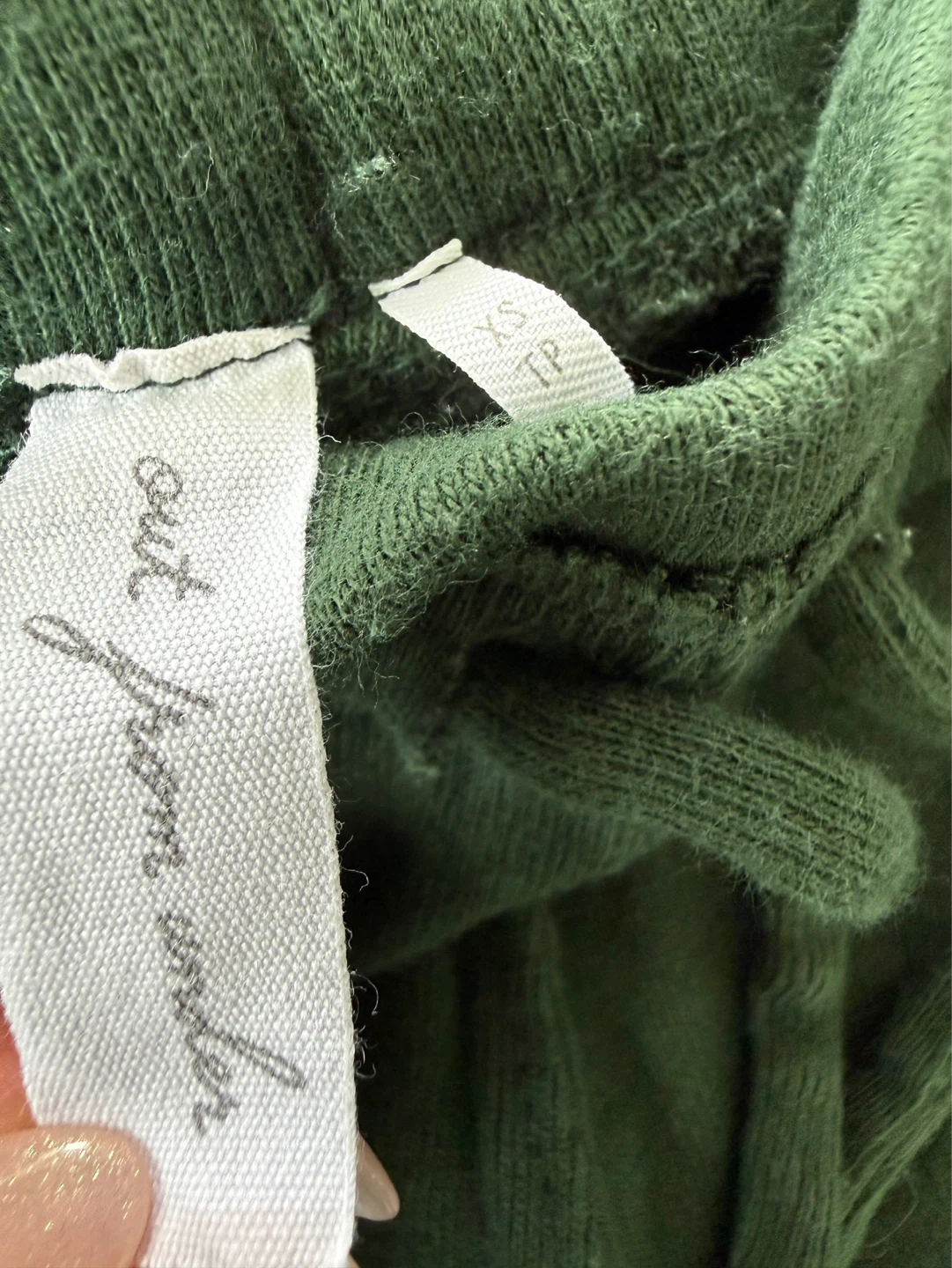 ⚽️Urban outfitters Out From Under Green Flare Sweatpants size xs - photo 4