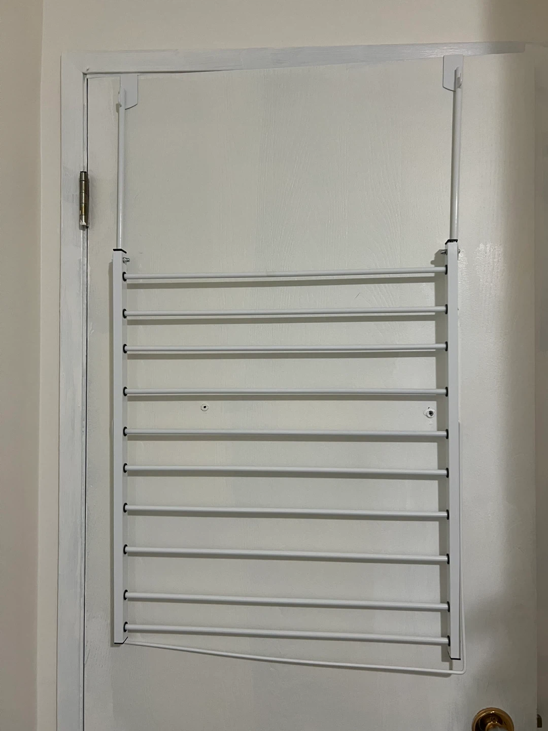 White Over-the-Door Drying Rack