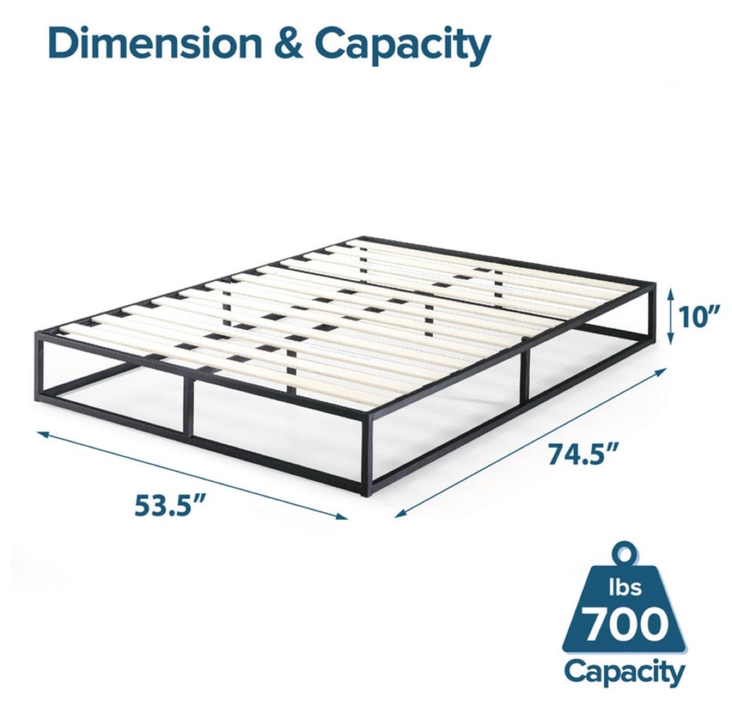 Twin size Metal Bed Frame - photo 2