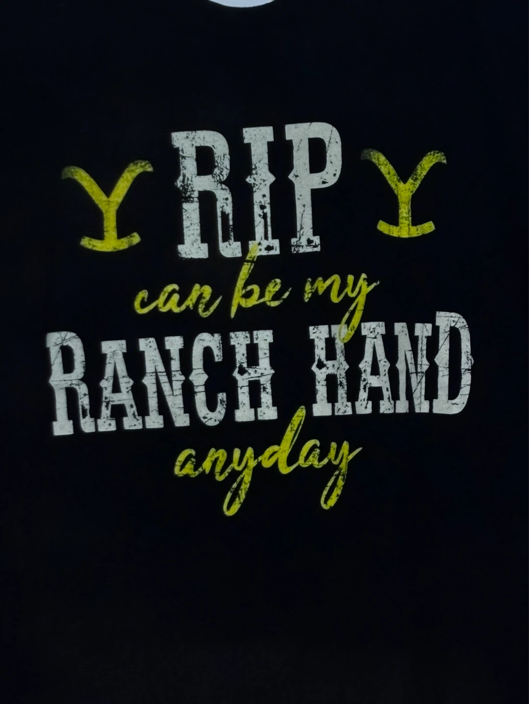 ⚽️Yellowstone "Rip can be my Ranch Hand" T-Shirt XL - photo 3