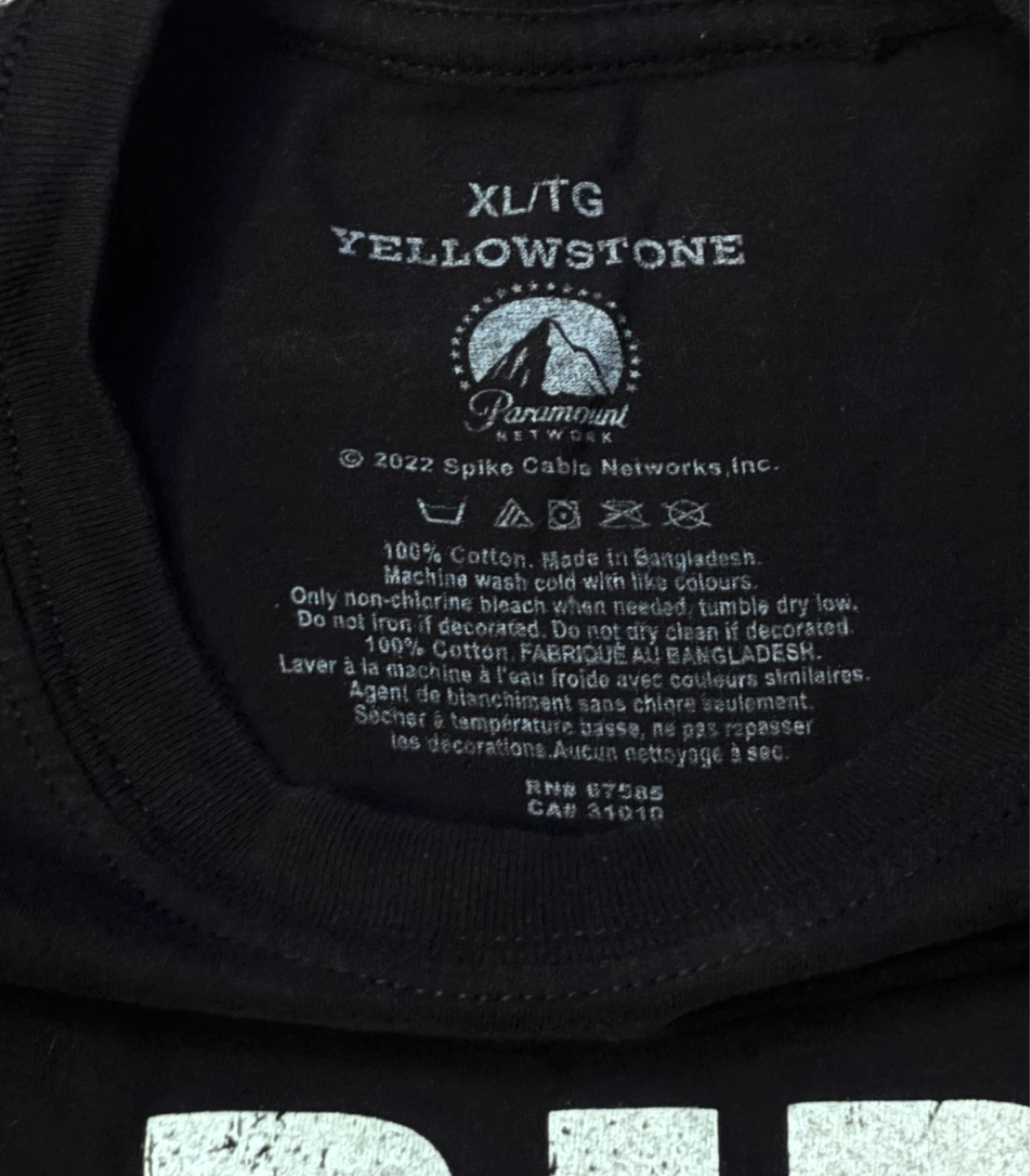 ⚽️Yellowstone "Rip can be my Ranch Hand" T-Shirt XL - photo 4