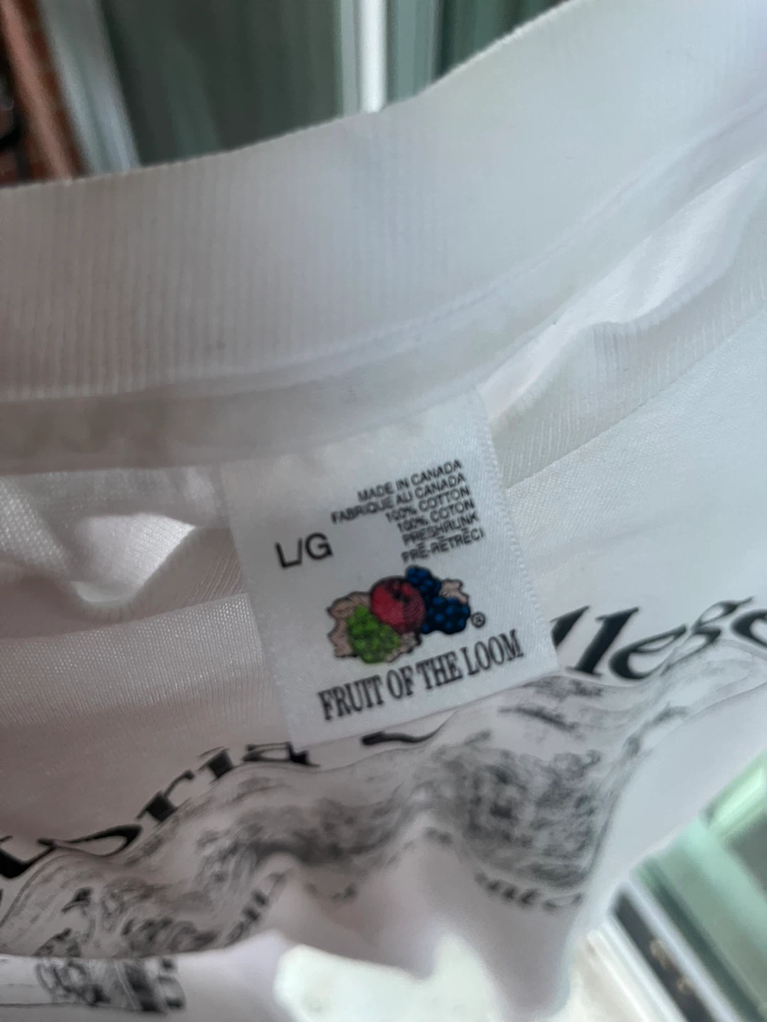 White shirt white fruit of the Loom - photo 5