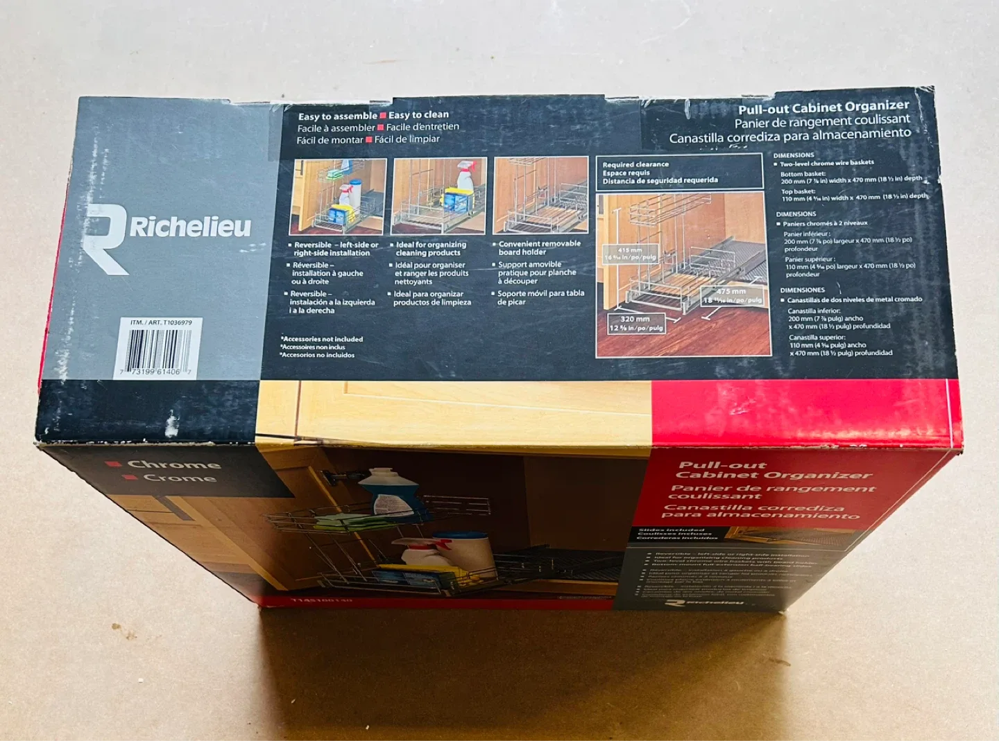 Richelieu Pull-out Cabinet Organizer