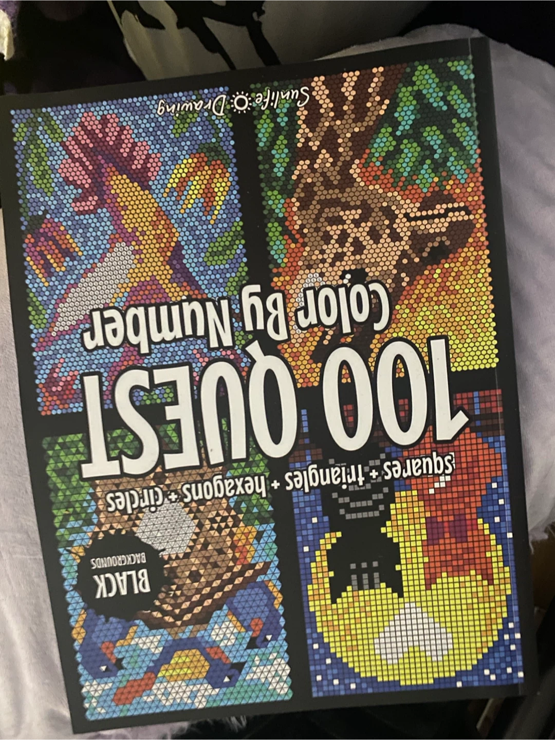 ⚽️Sunlife Drawing 100 Quest Color By Number Book