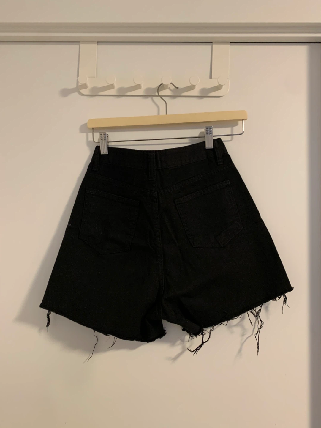 JEANS Black Denim Shorts Size M - photo 2