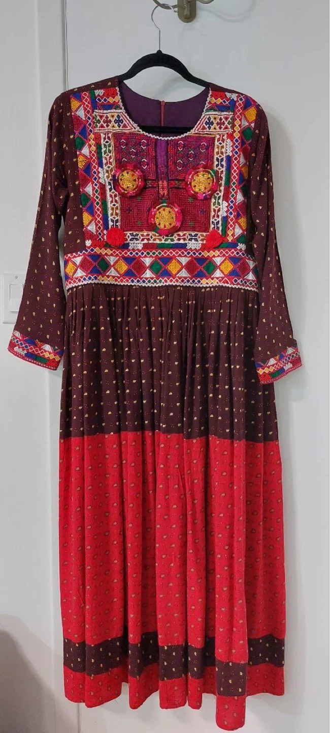 Embroidered Maxi Dress