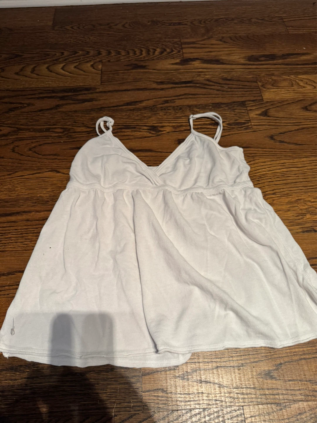 Brandy Melville White Spaghetti Strap Tank Top