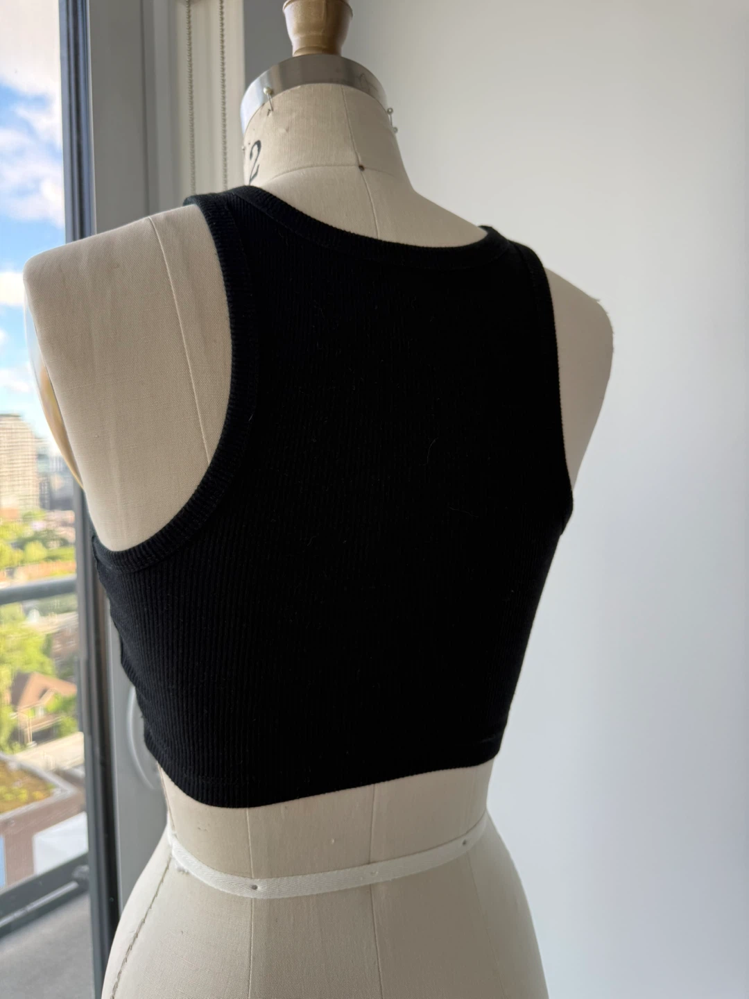 ⚽️Wild Fable Black Ribbed Crop Tank Top XXS - photo 2
