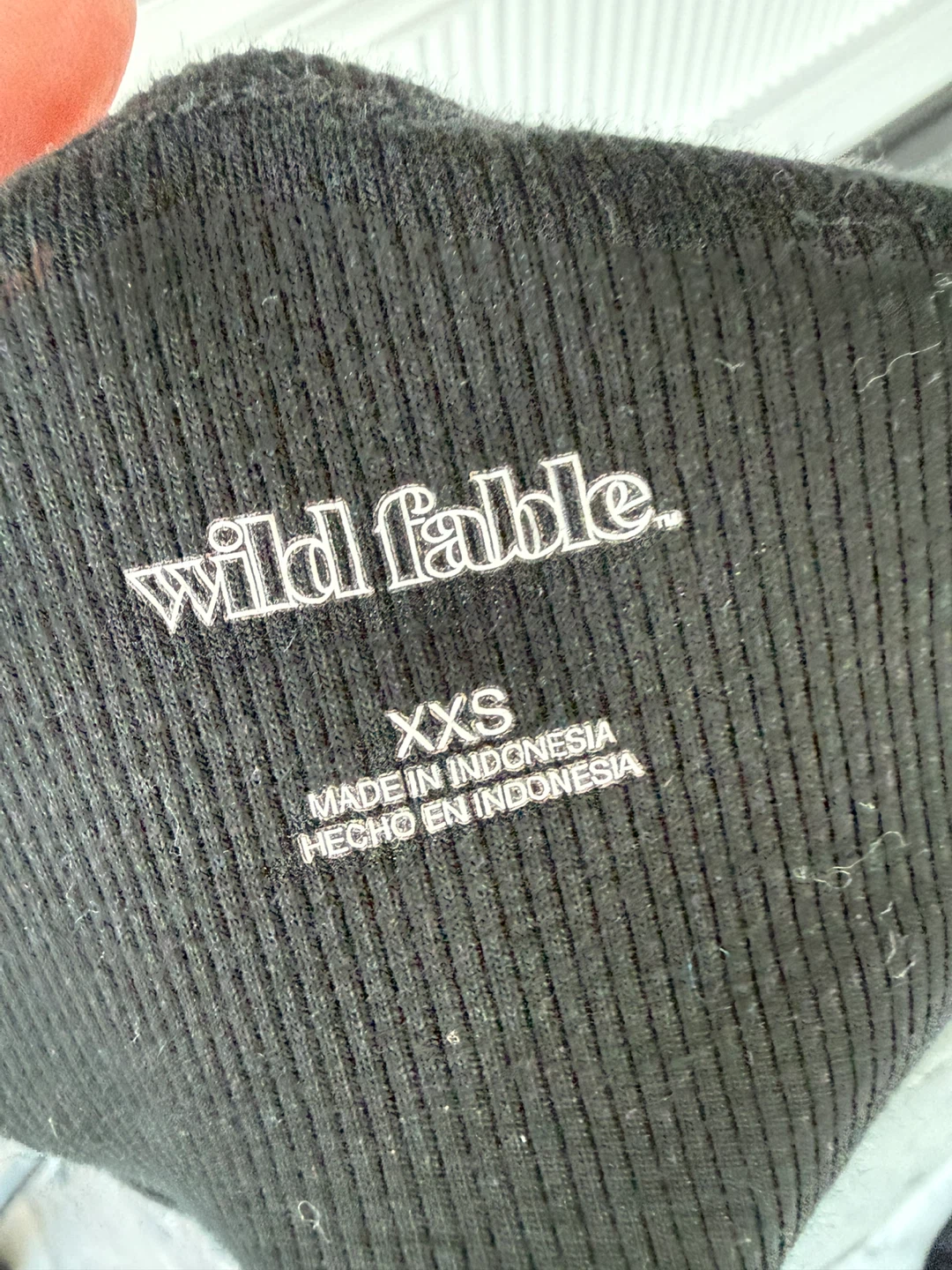 ⚽️Wild Fable Black Ribbed Crop Tank Top XXS - photo 3