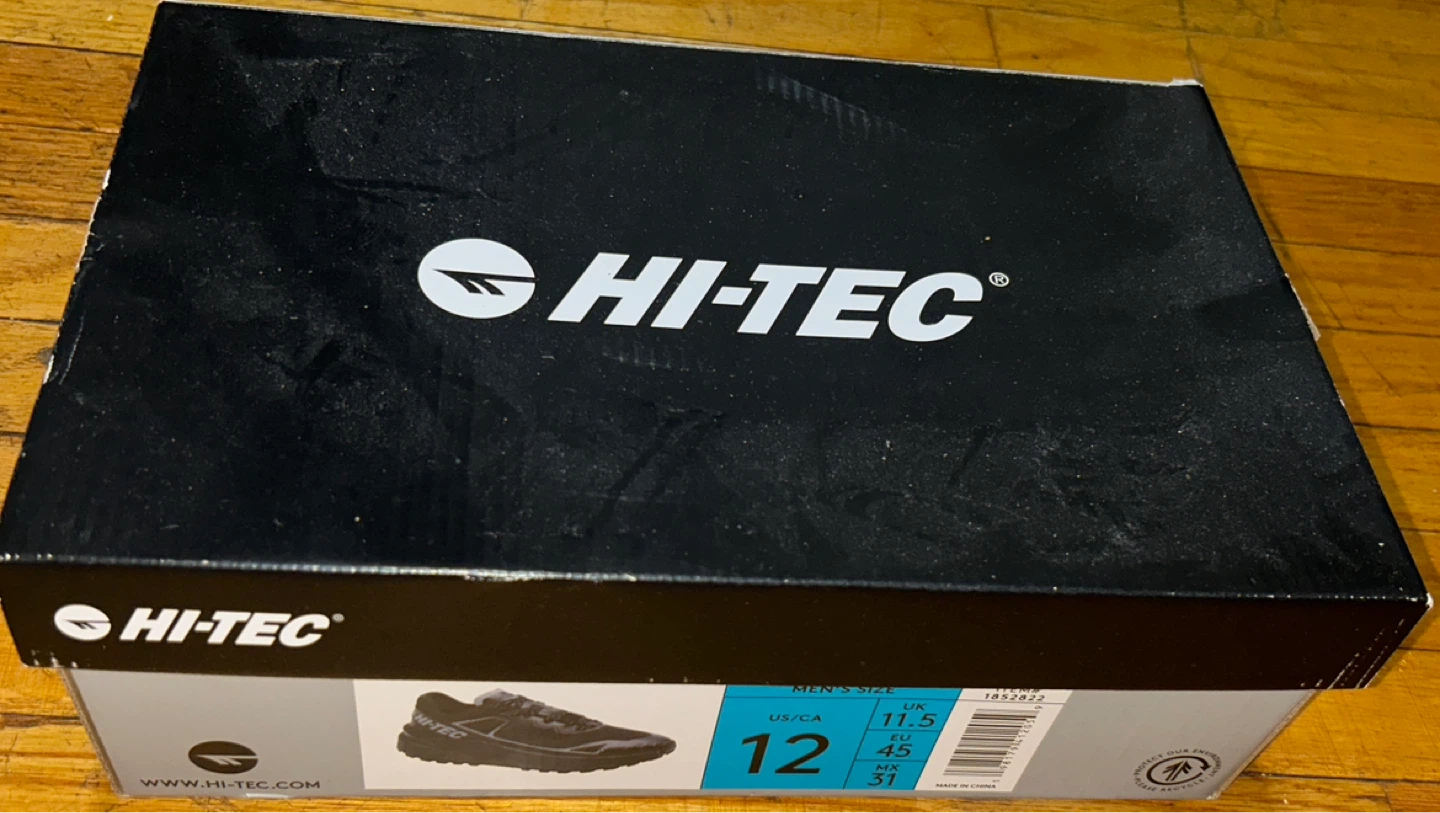 Hi-Tec Men's Black Running Shoes