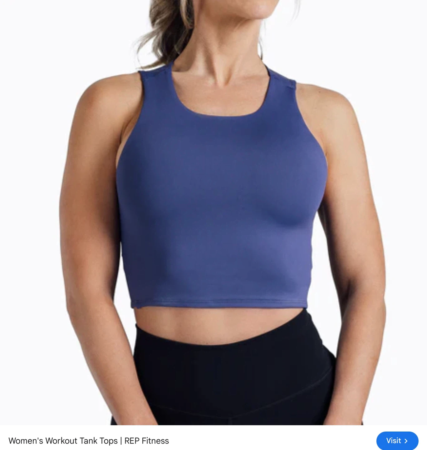 New Leapstride Women's Cropped Bra Top - Large