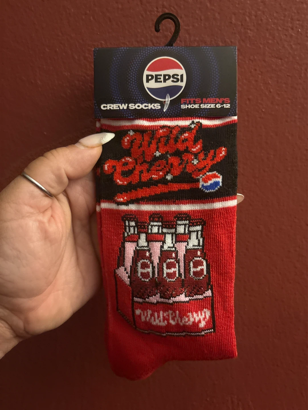 ⚽️ Collectible Pepsi Wild Cherry Crew Socks - photo 4