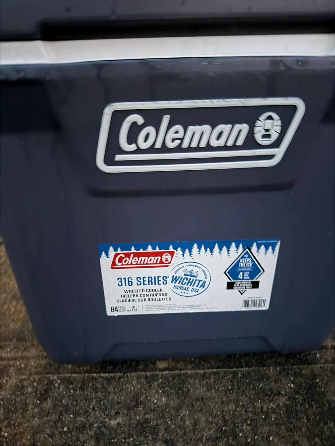 Coleman 316 Series 84-Quart Wheeled Cooler