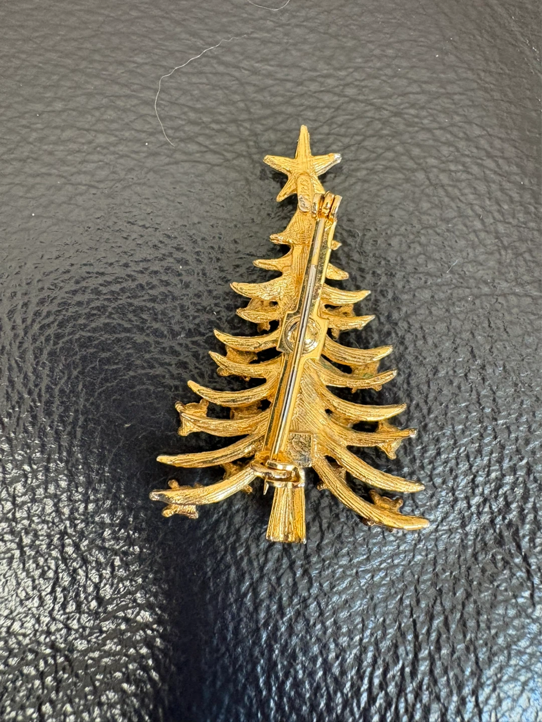 Vintage Christmas Tree Pin Brooch - photo 2