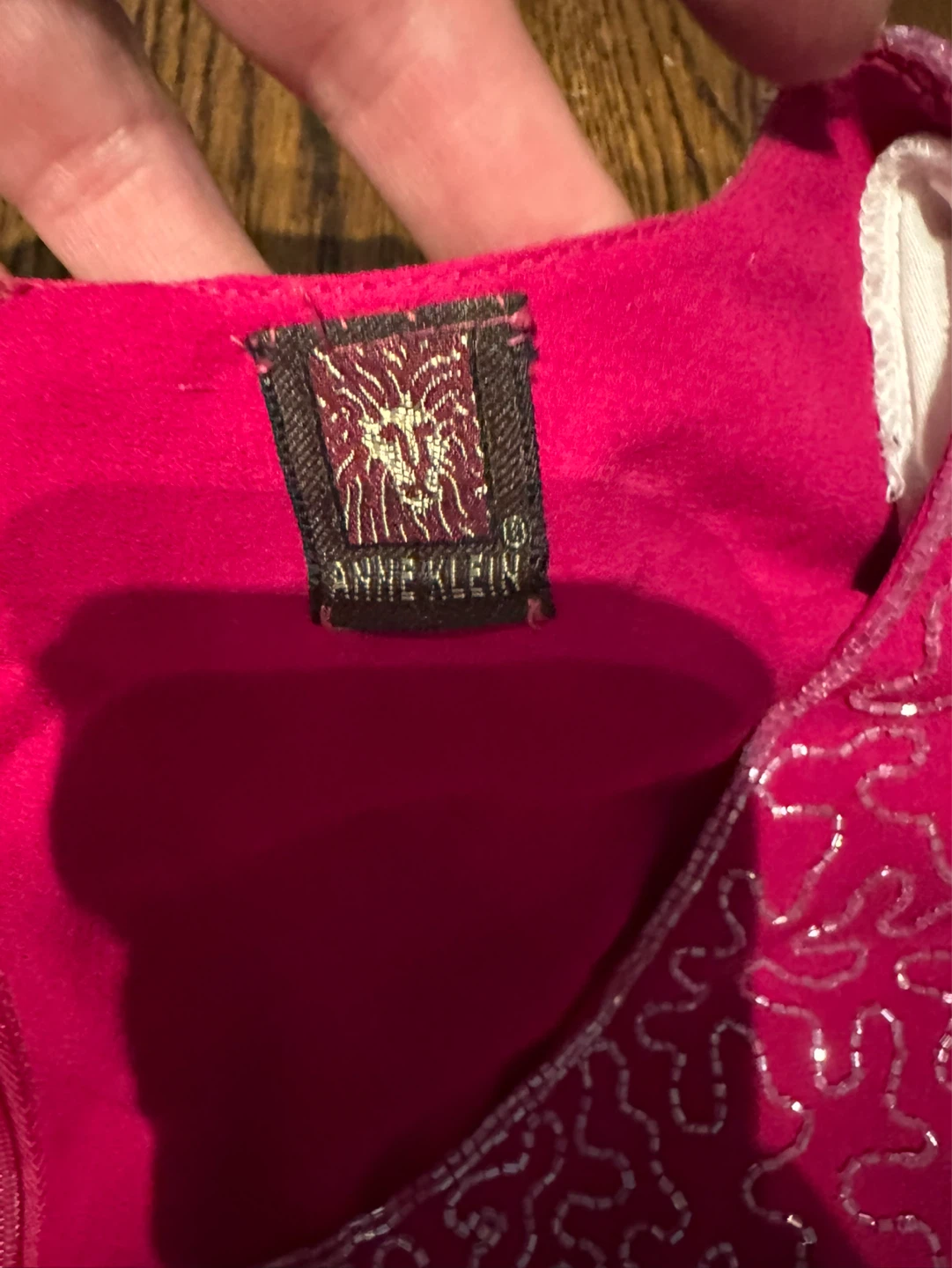 Anne Klein Pink Sequin Dress Size 8 - photo 3