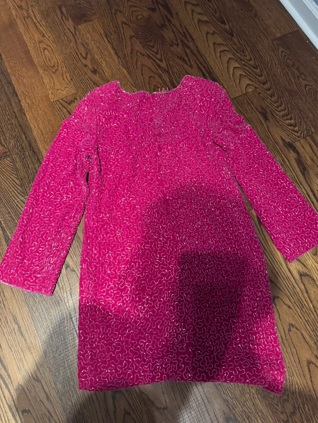 Anne Klein Pink Sequin Dress Size 8 - photo 4