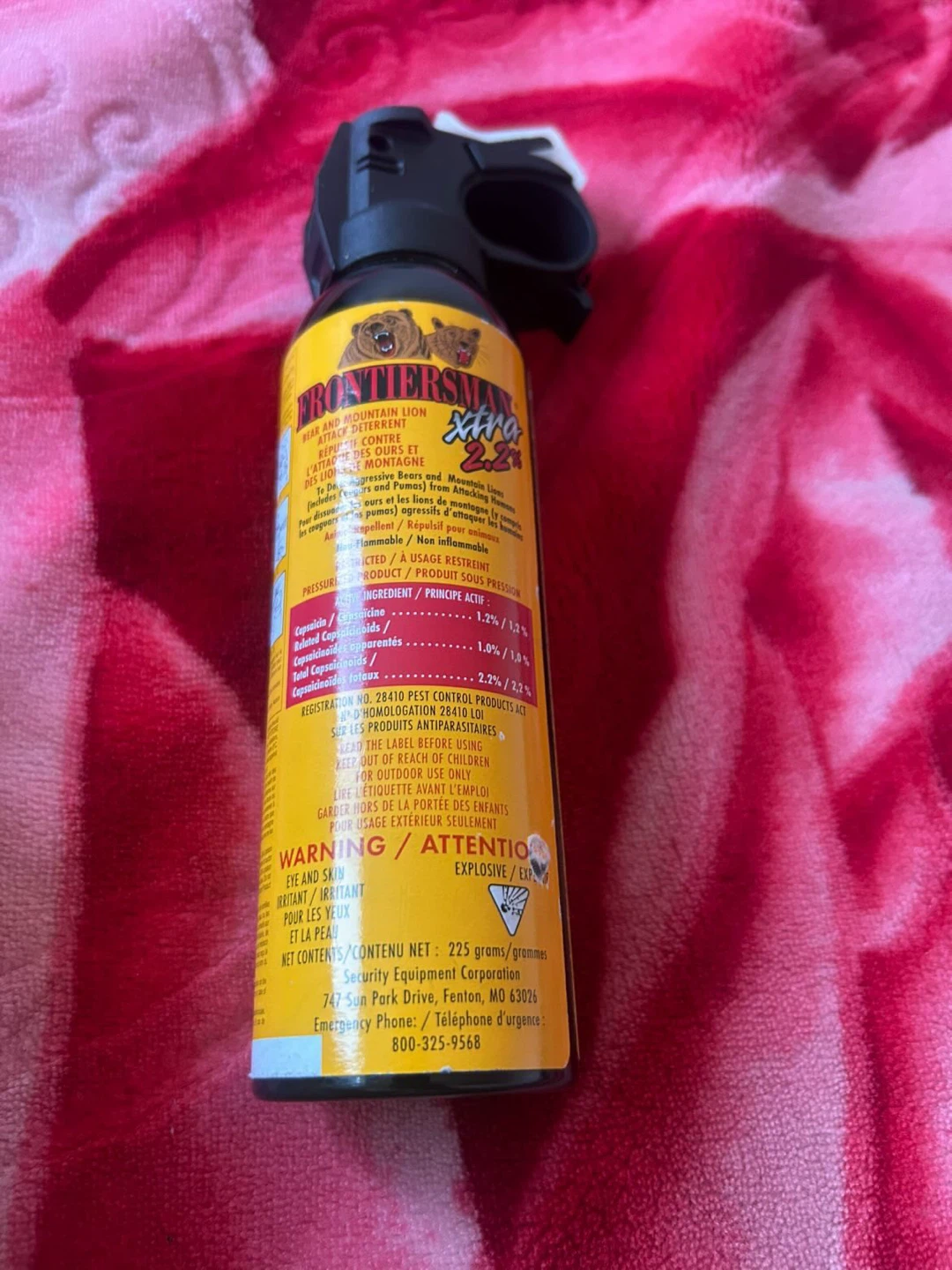 Sabre Wild MAX Bear and Mountain Lion Attack Deterrent - photo 3
