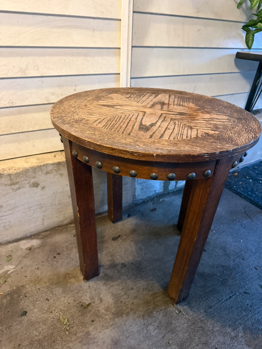 Wooden Accent Side Table