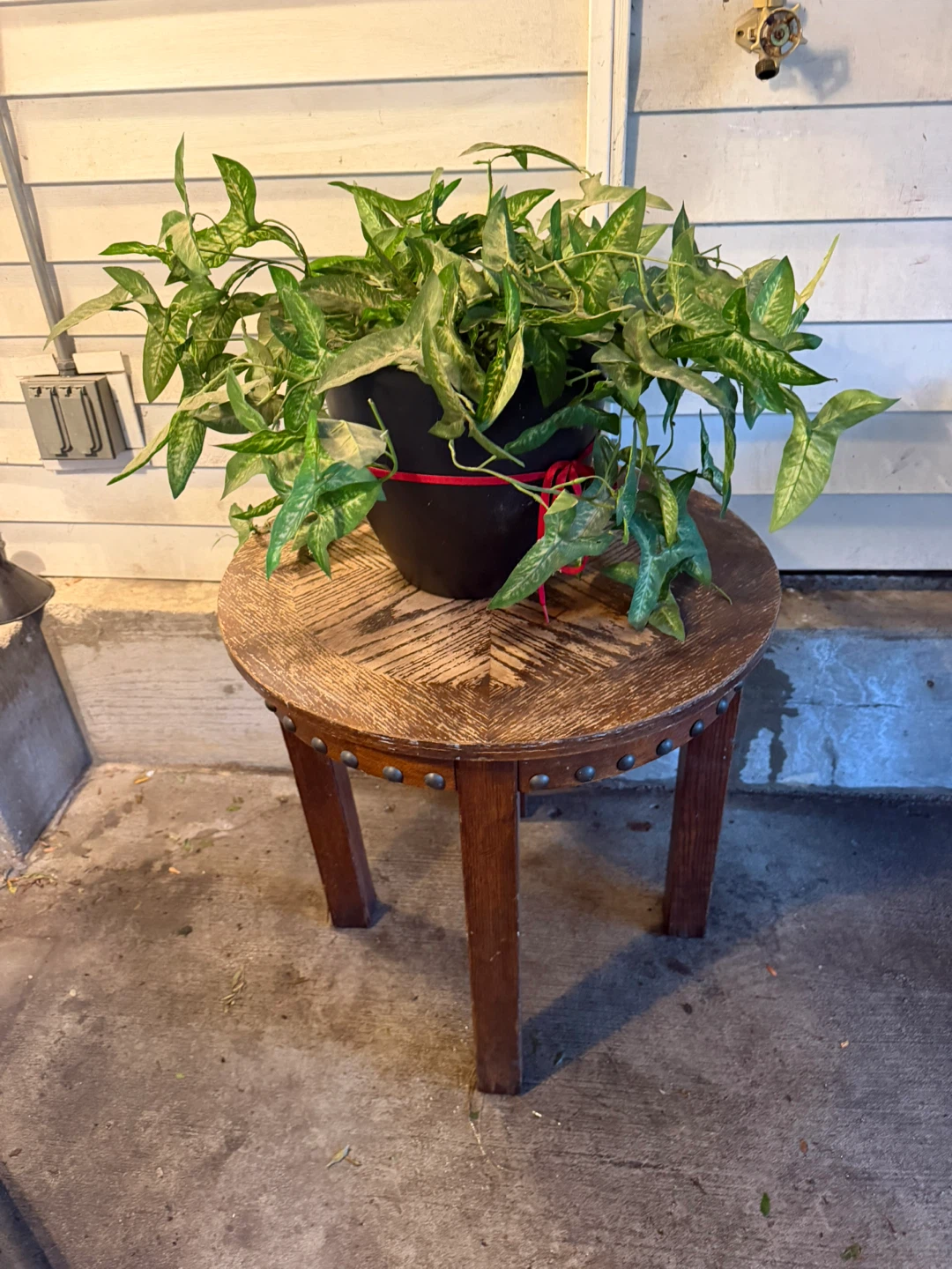 Wooden Accent Side Table - photo 2