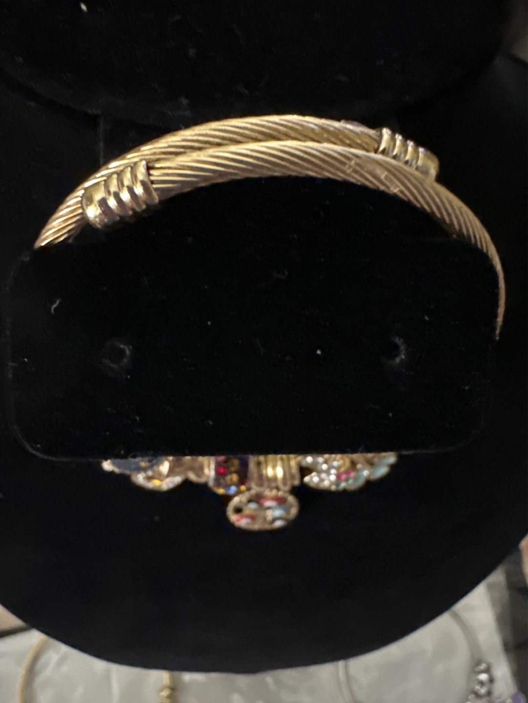 Stainless steel Gold Charm Bracelet, Unicorns, and Evil Eye - photo 2