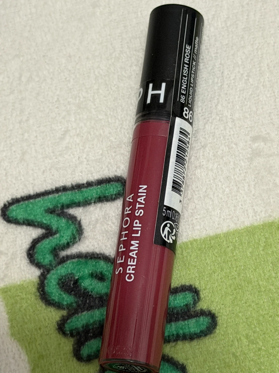 Sephora Cream Lip Stain - 86 English Rose⚽️